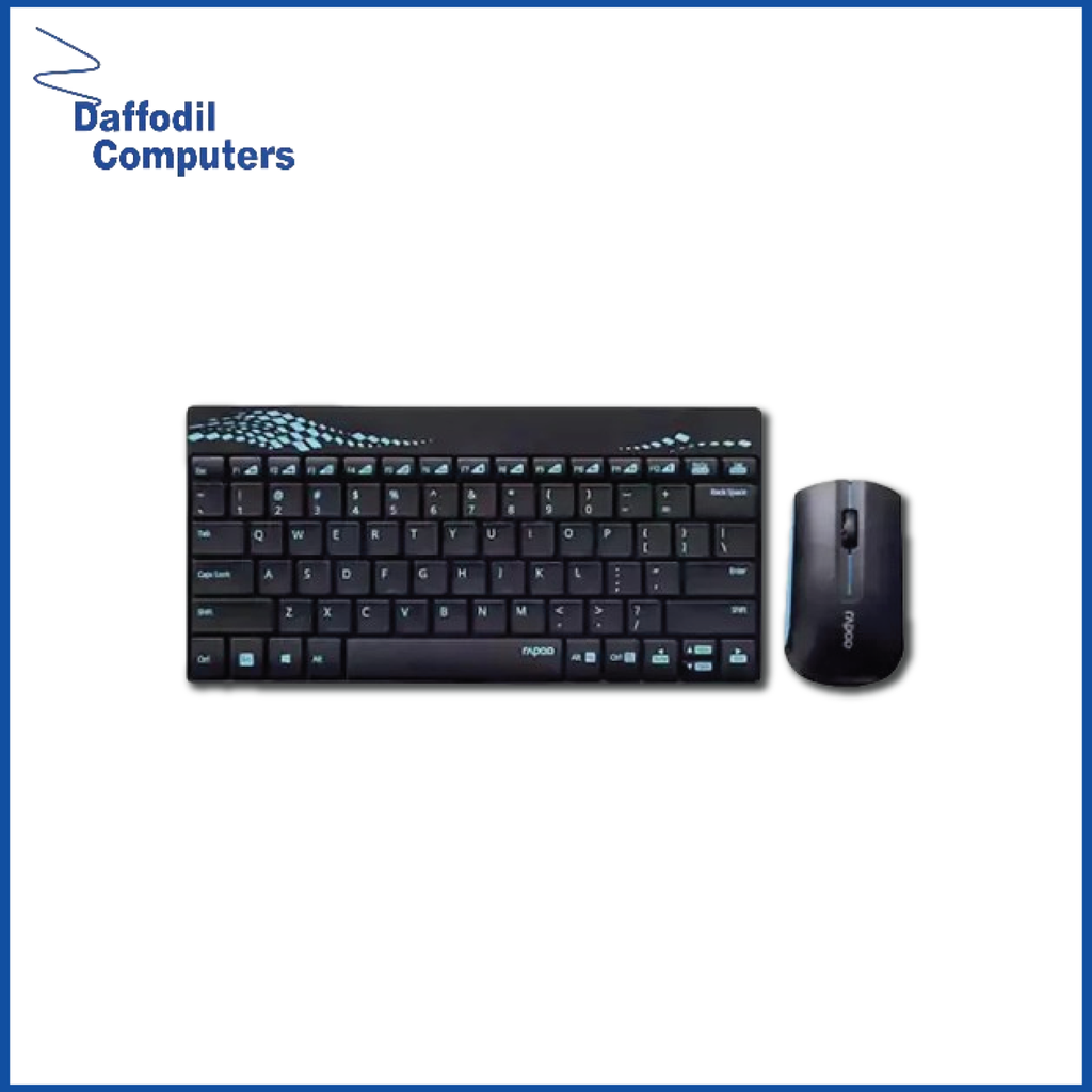 Rapoo 8000S Wireless Keyboard Mouse Combo