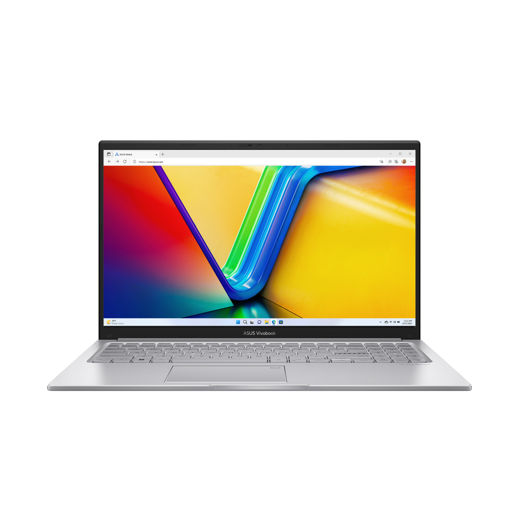 ASUS VIVOBOOK X1504V CORE 5-120U-RAM 16GB DDR4-3200BUS,SSD 512GB,15.6''FHD,BT,WIFI,WC,SILVER,FREE DOS-02YEAR(BATTERY+ADAPTER-01YEAR)